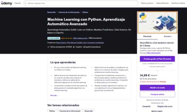 mejores cursos de machine learning 4